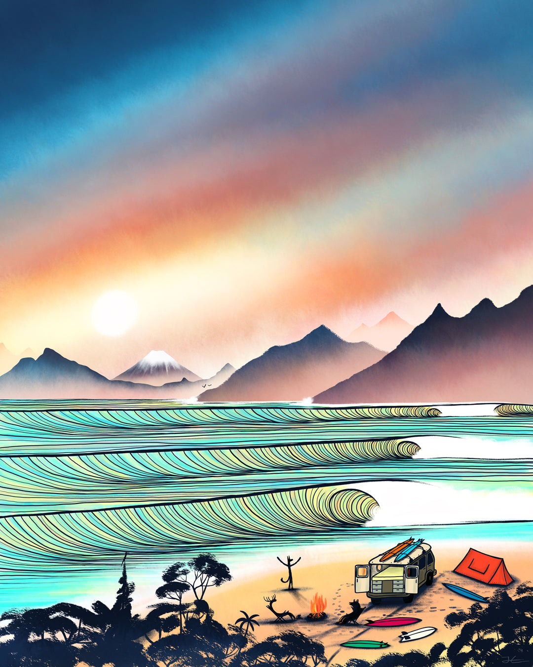 AOTOSORA - Surf & Camp Festival in Japan