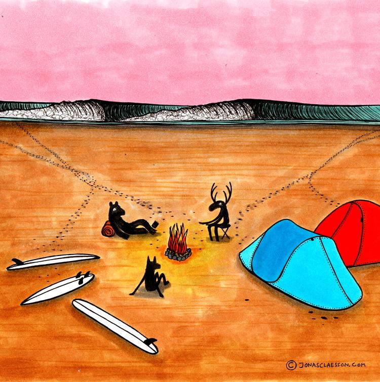 Beach Camping