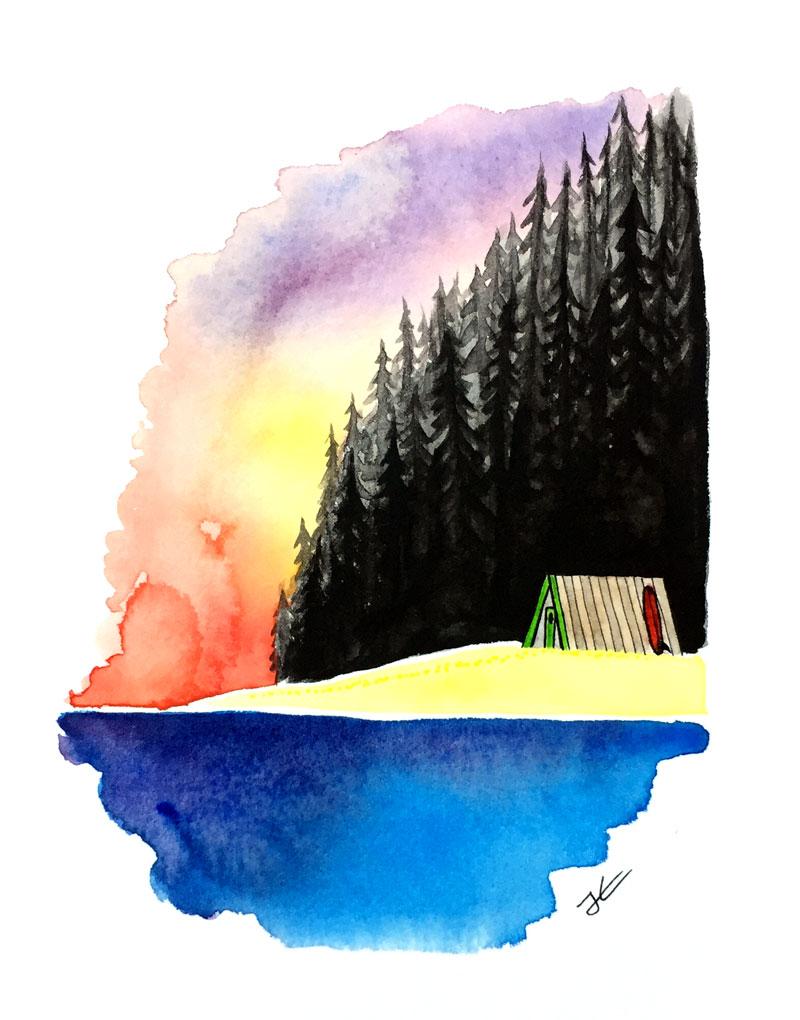 Cabin By The Sea