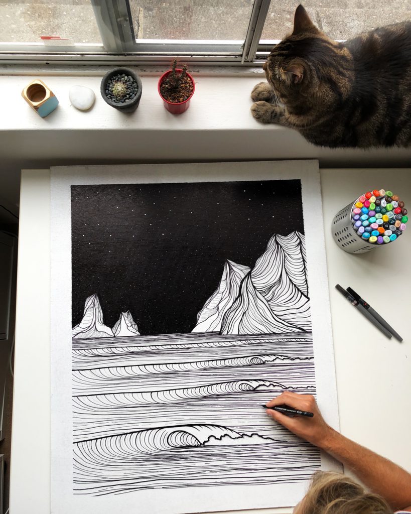Drawing with Rocky