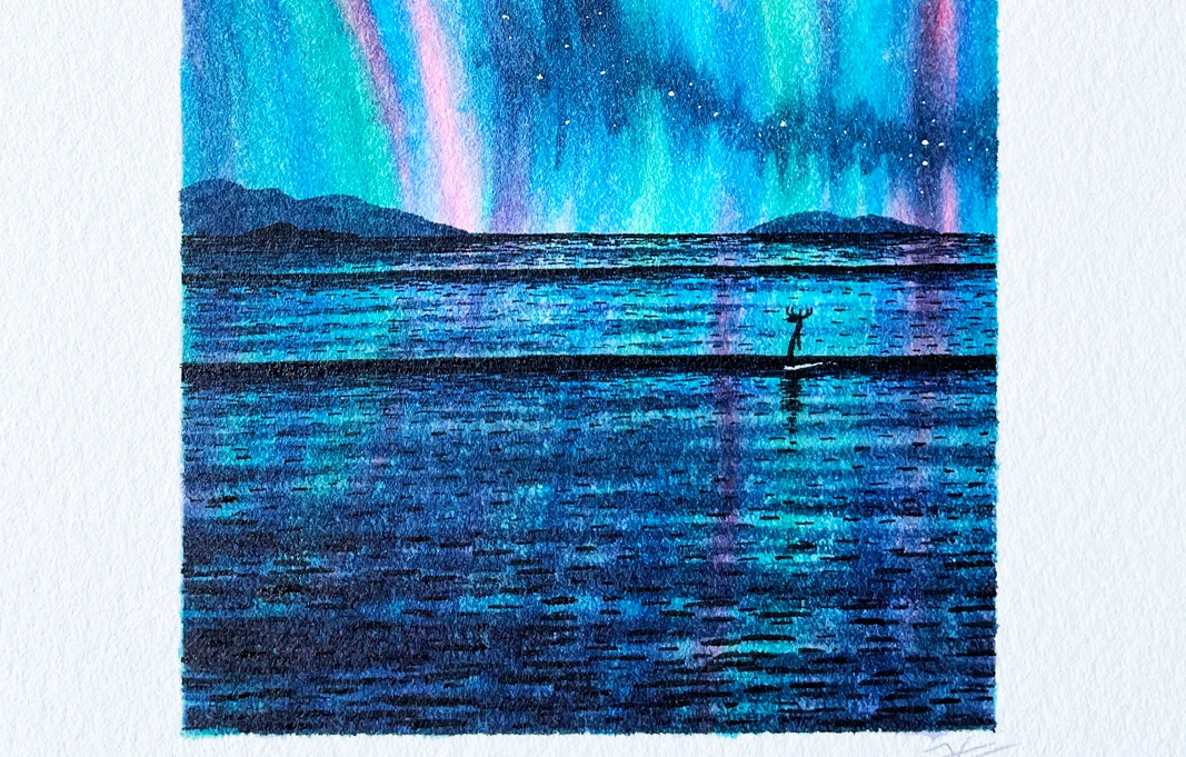 Inktober Day 26 - From Up Here