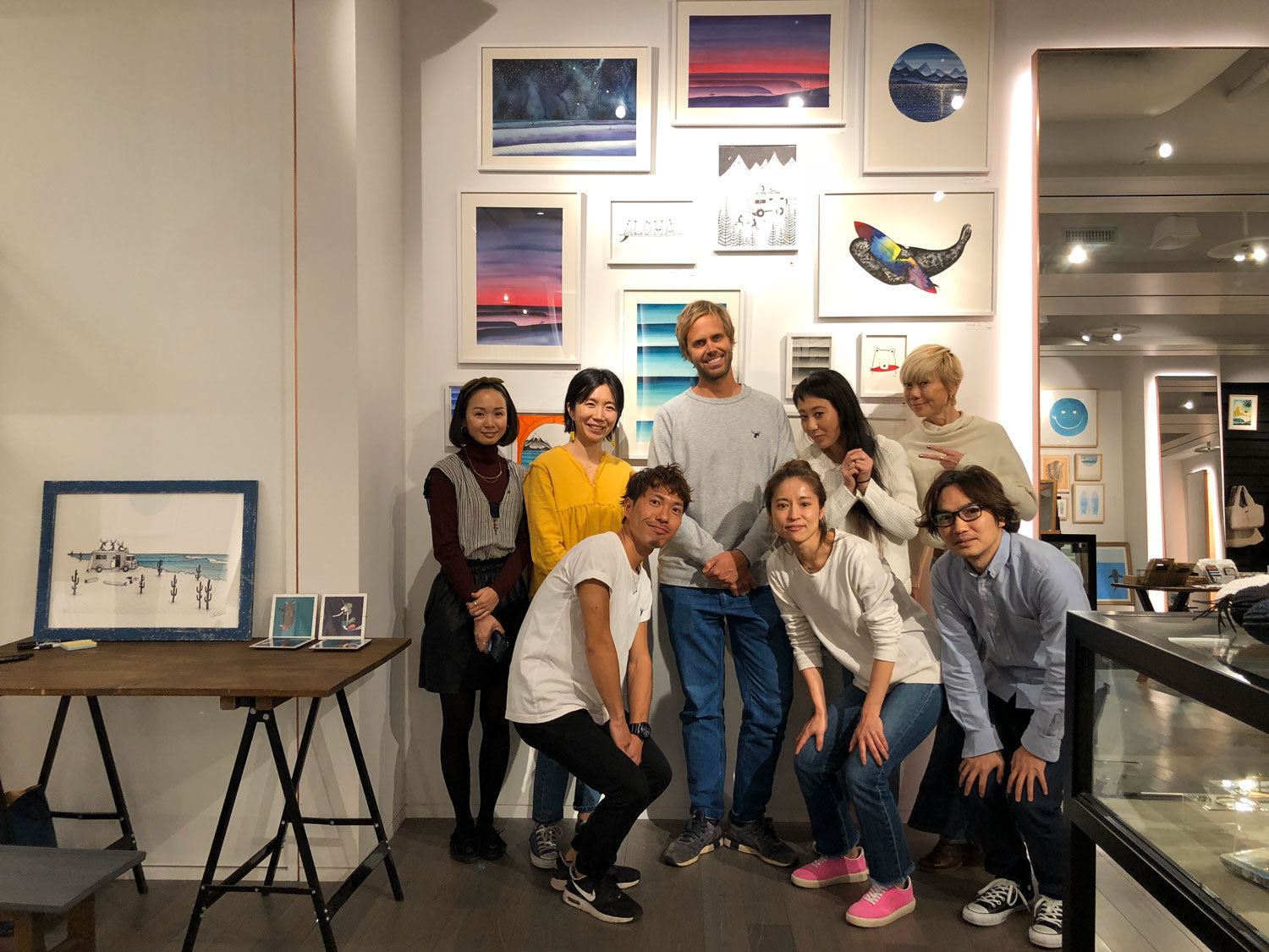 Greenroom Gallery solo exhibition in Japan