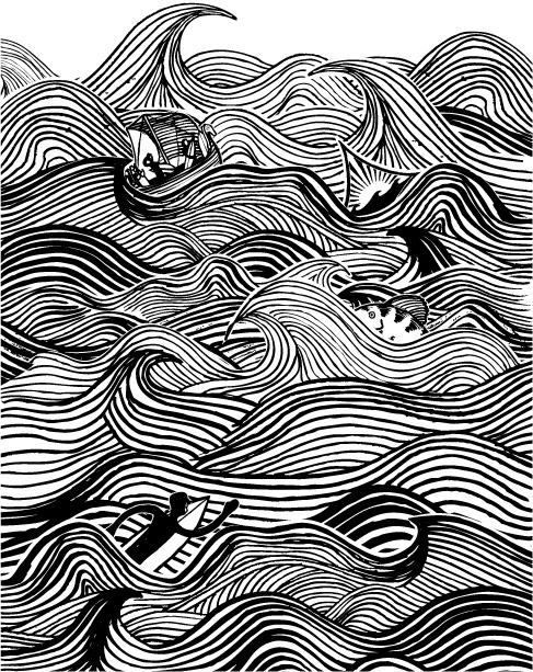 Rough Surf - T-Shirt Print