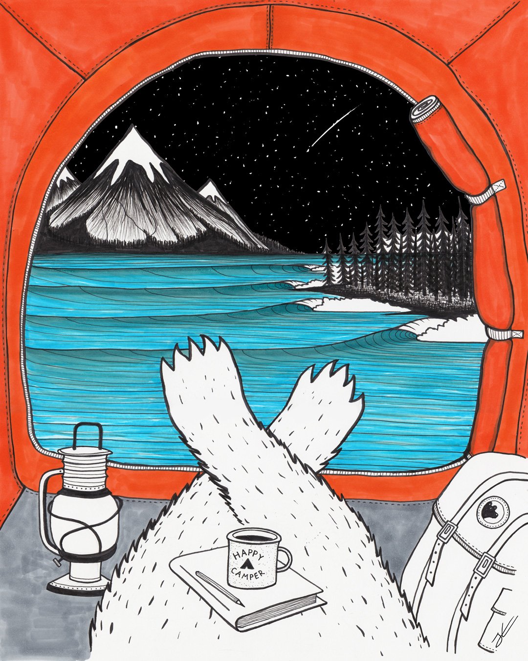 Happy Camper By Night