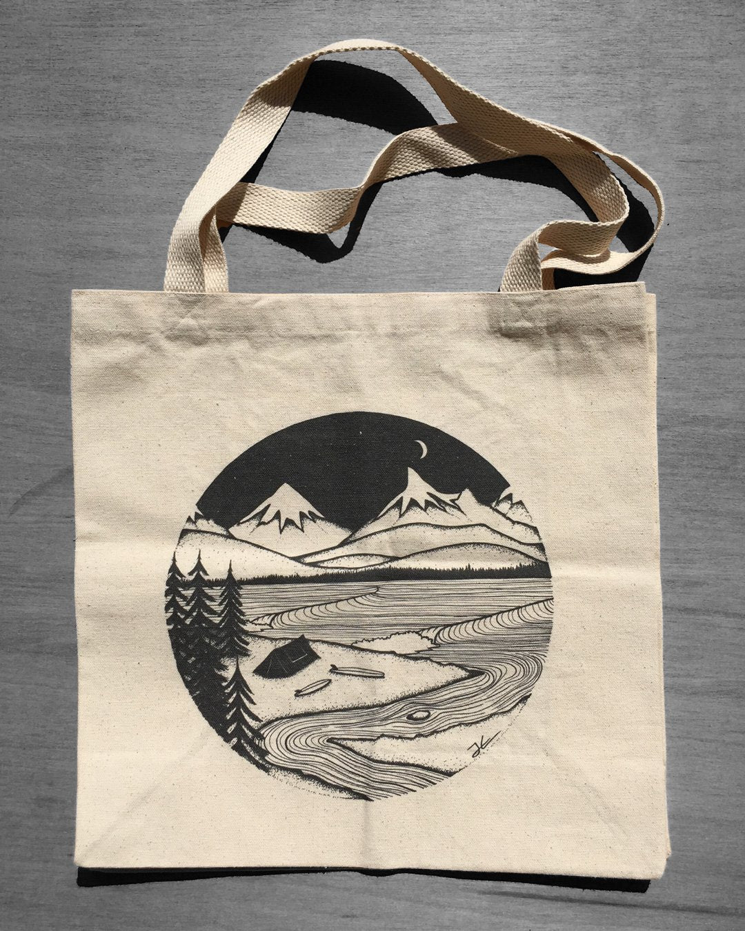Home Is Where You Pitch It Tote Bag