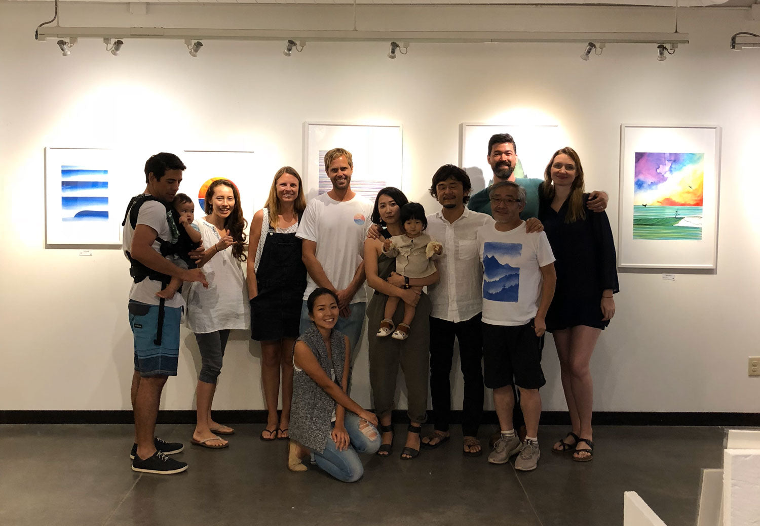 Polu Gallery exhibition in Hawaii