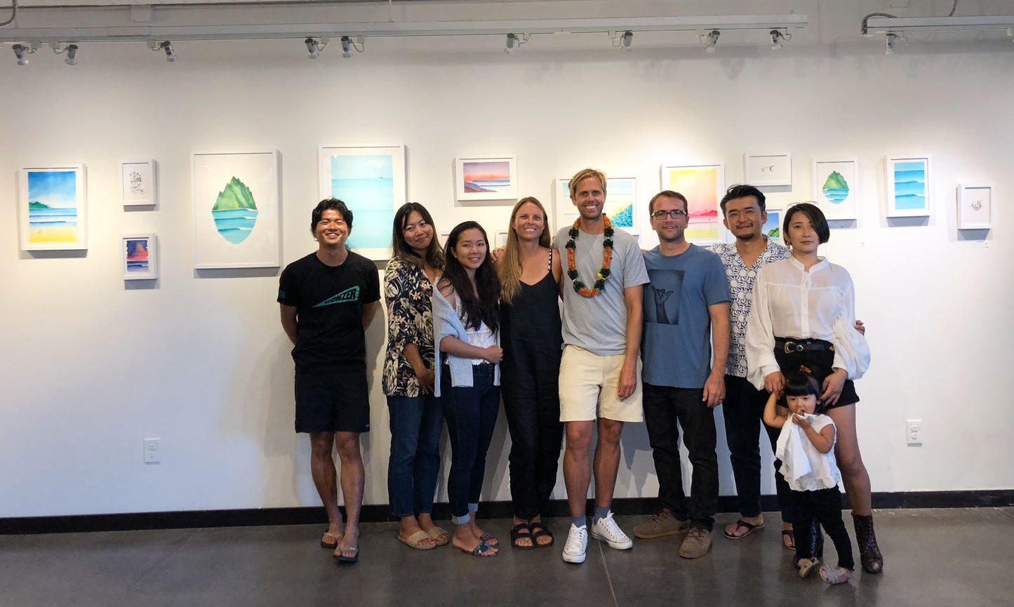 Small Day Fun exhibition at Polu Gallery in Hawaii
