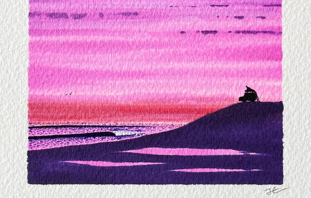 Inktober Day 30 - Roof Top Living