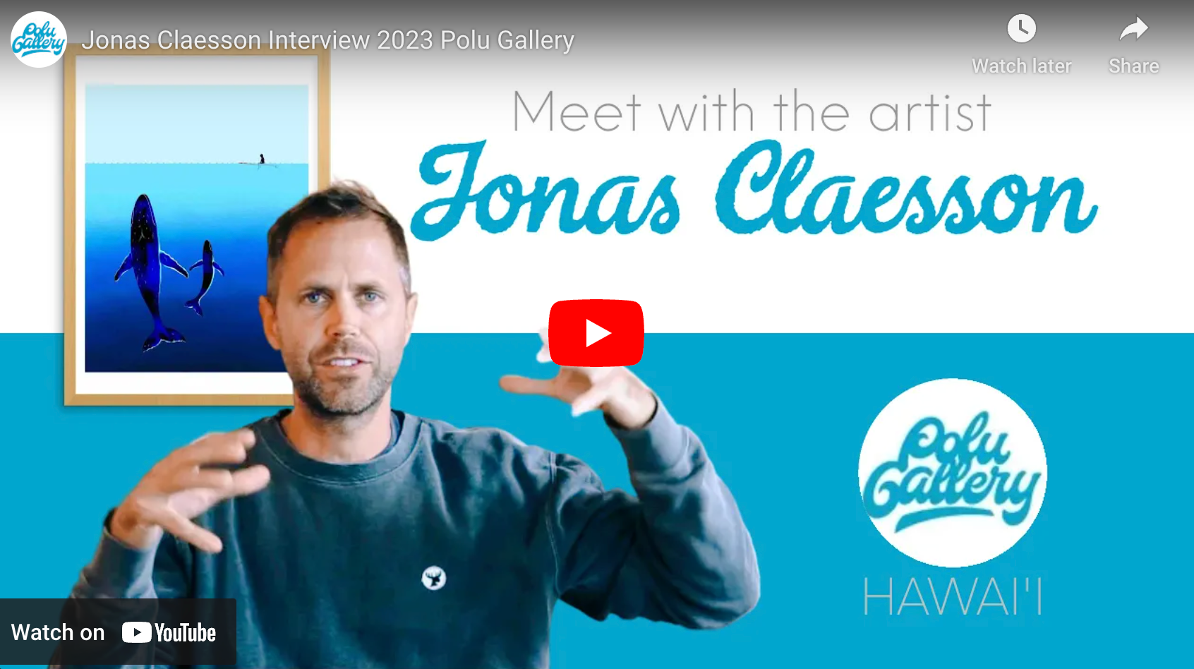 Refraction Interview at Polu Gallery in Haleiwa