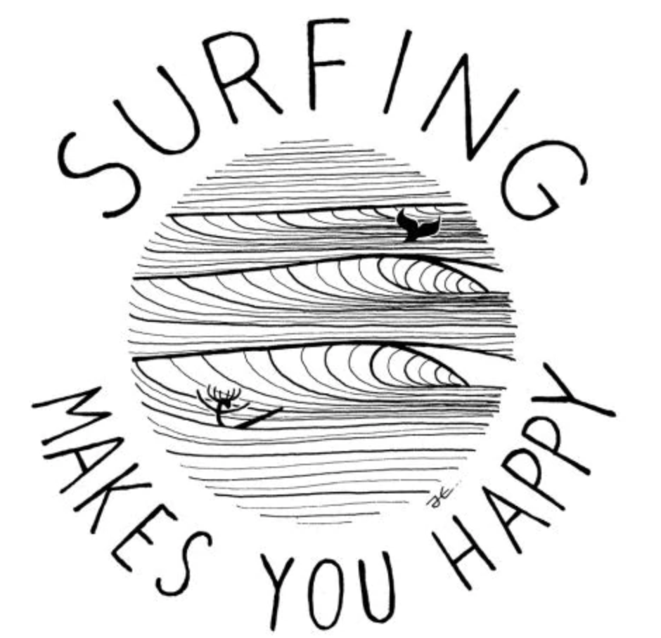 Surfing Makes You Happy