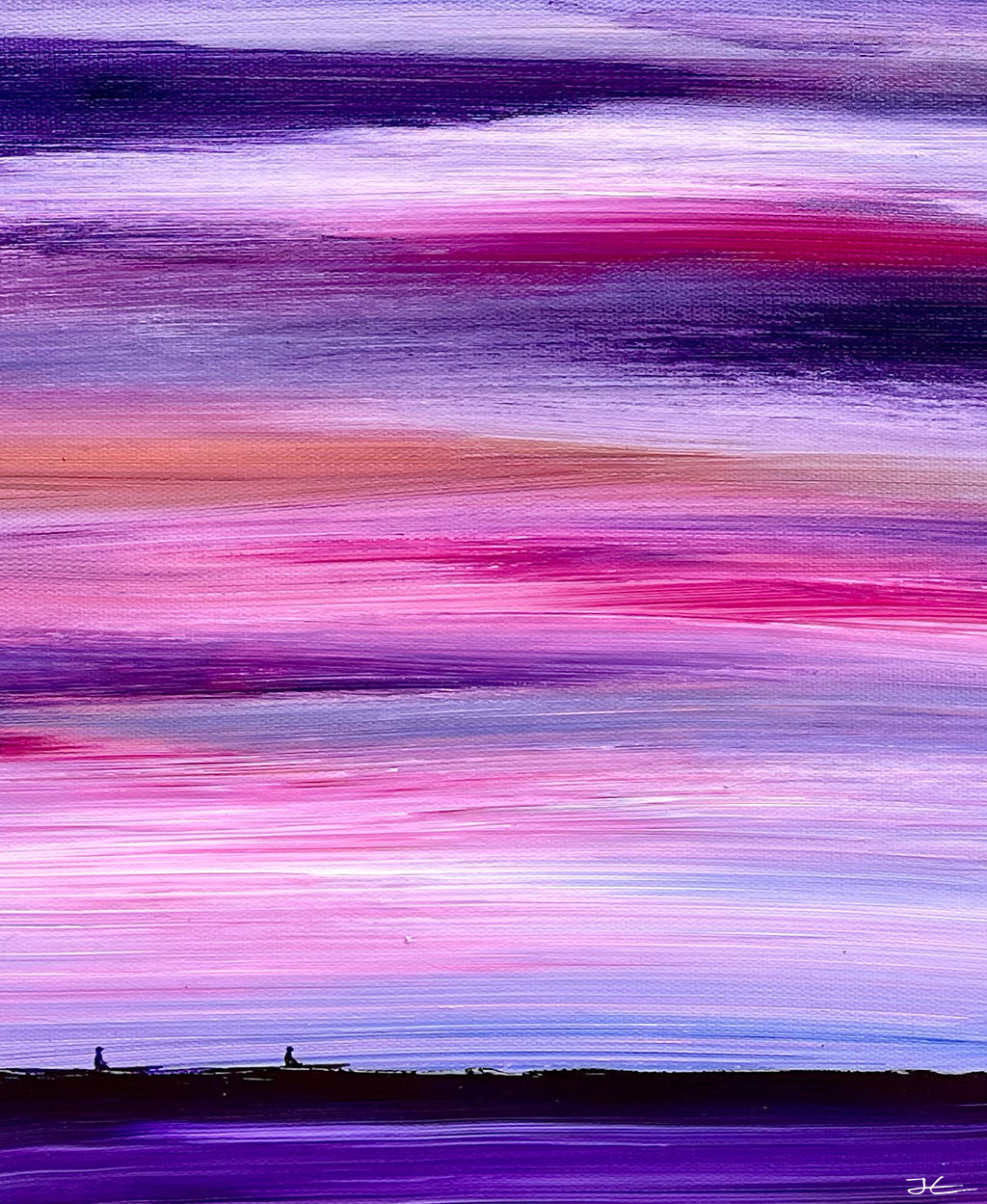 Winter Sky - New Original Acrylic Canvas