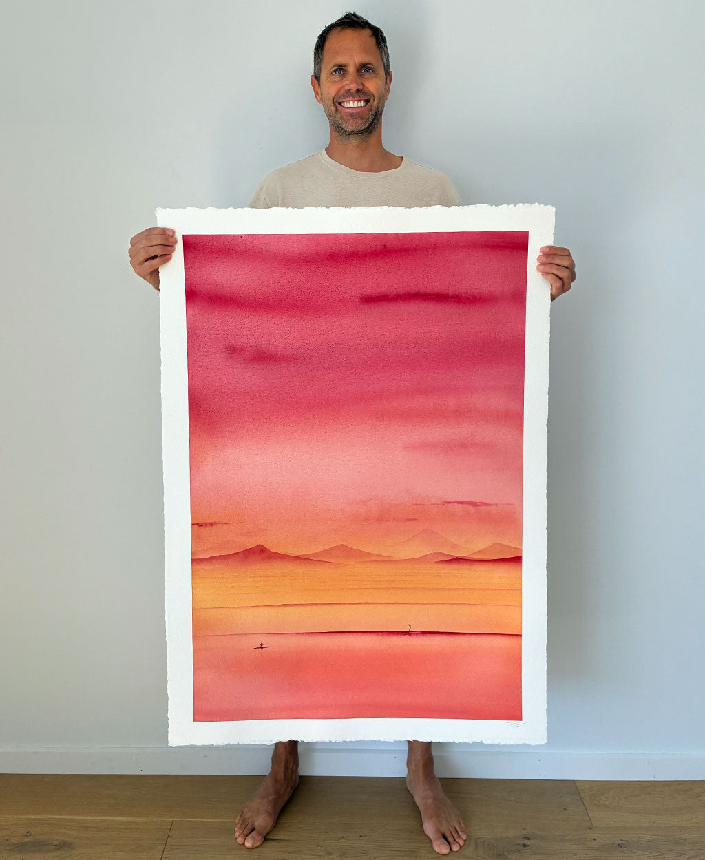 Chasing Dreams. Original signed water color illustration
