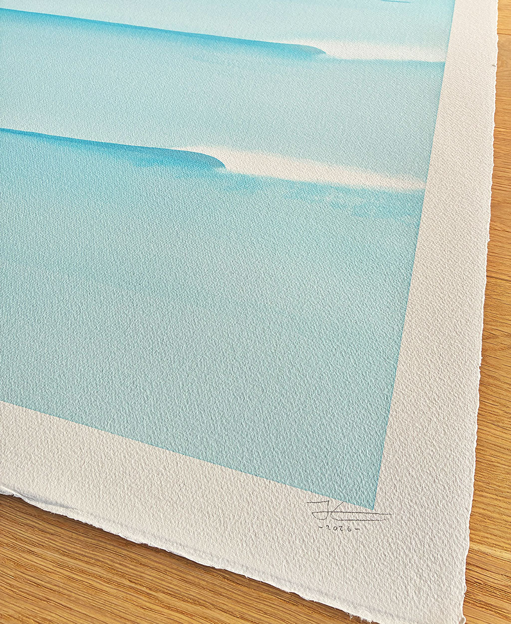 Clear Waters. Original signed water color illustration