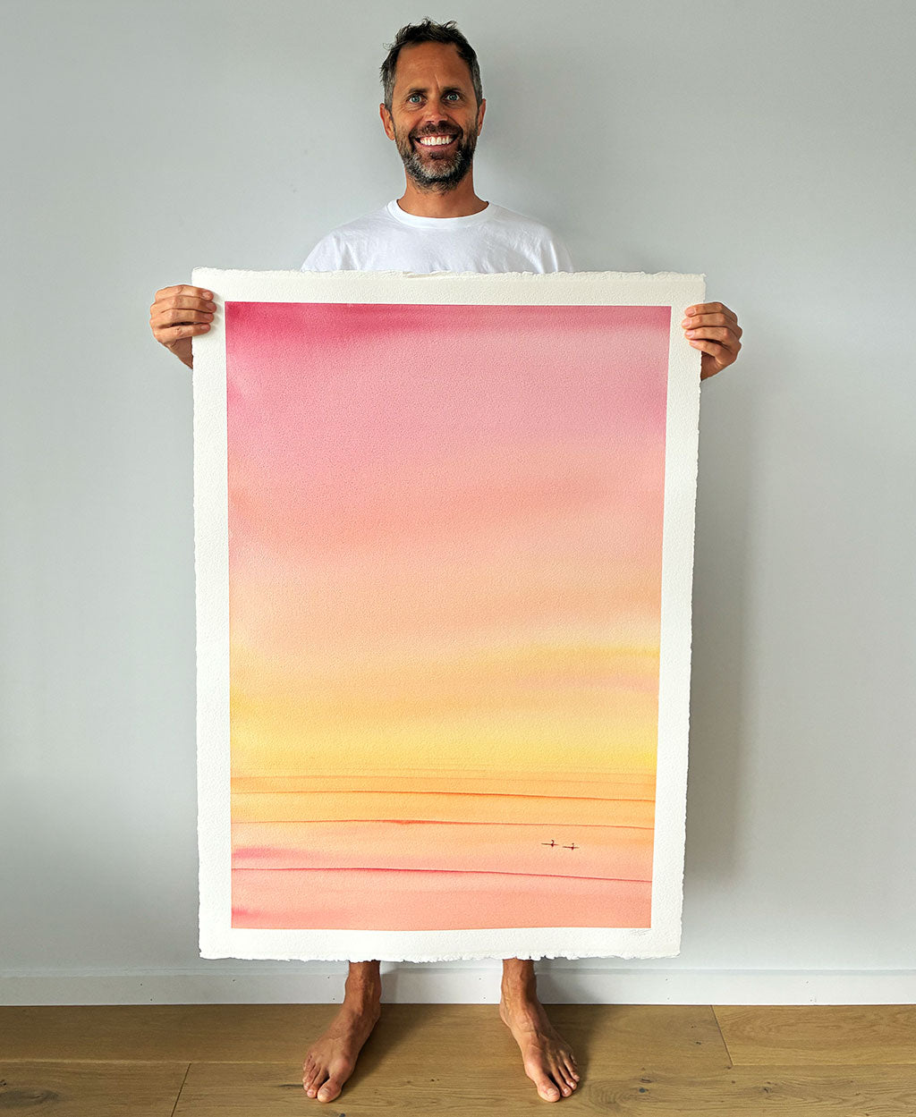 Dawn Patrol. Original signed water color illustration