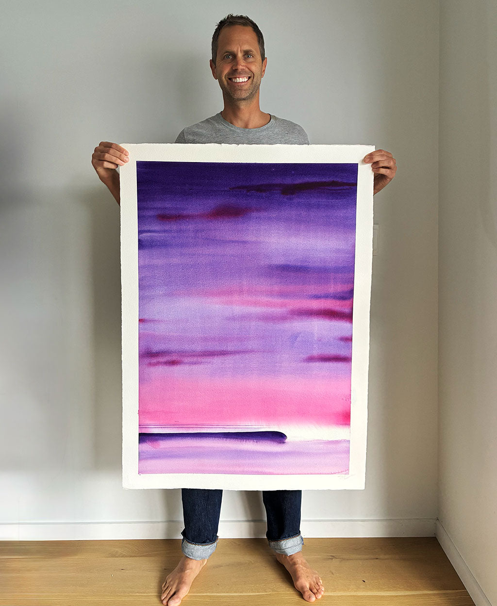 Empty Lines. Original signed illustration