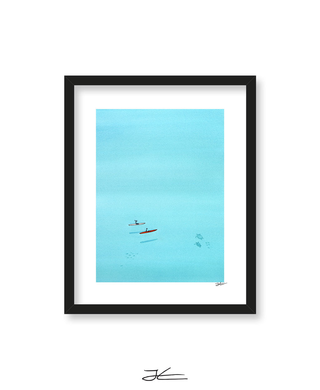 Hanging With Turtles - Print/ Framed Print