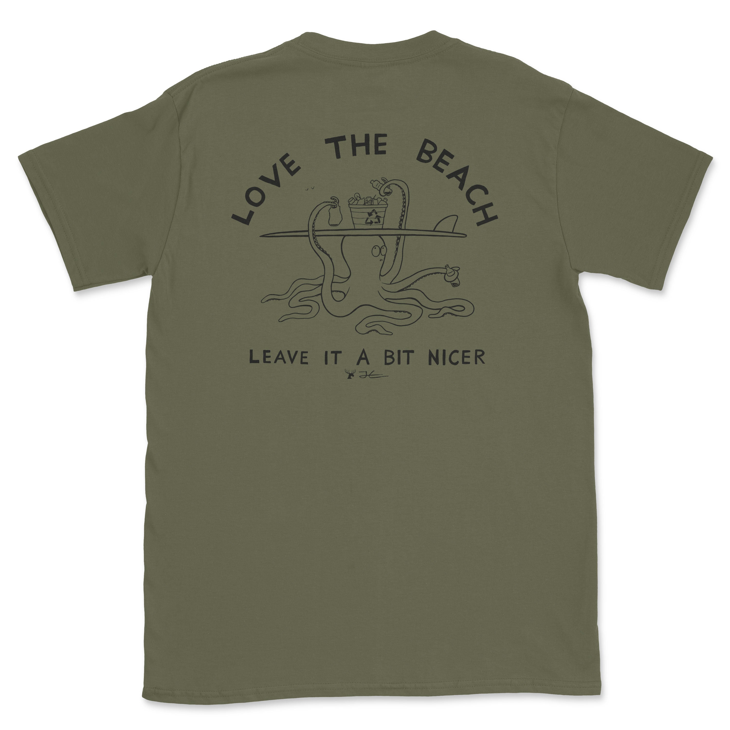 Love The Beach Organic Unisex T-Shirt