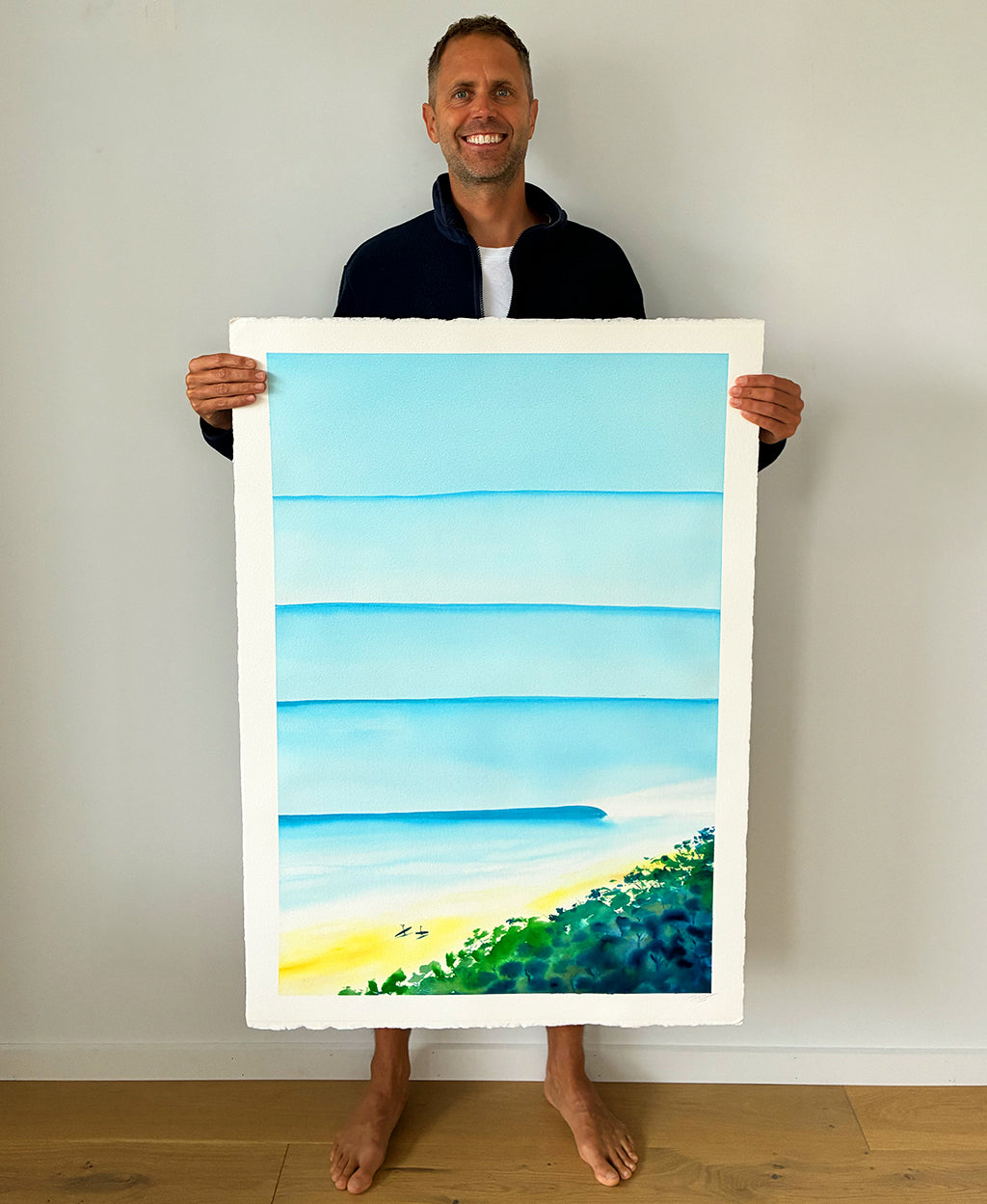 New Discoveries. Original signed water color illustration