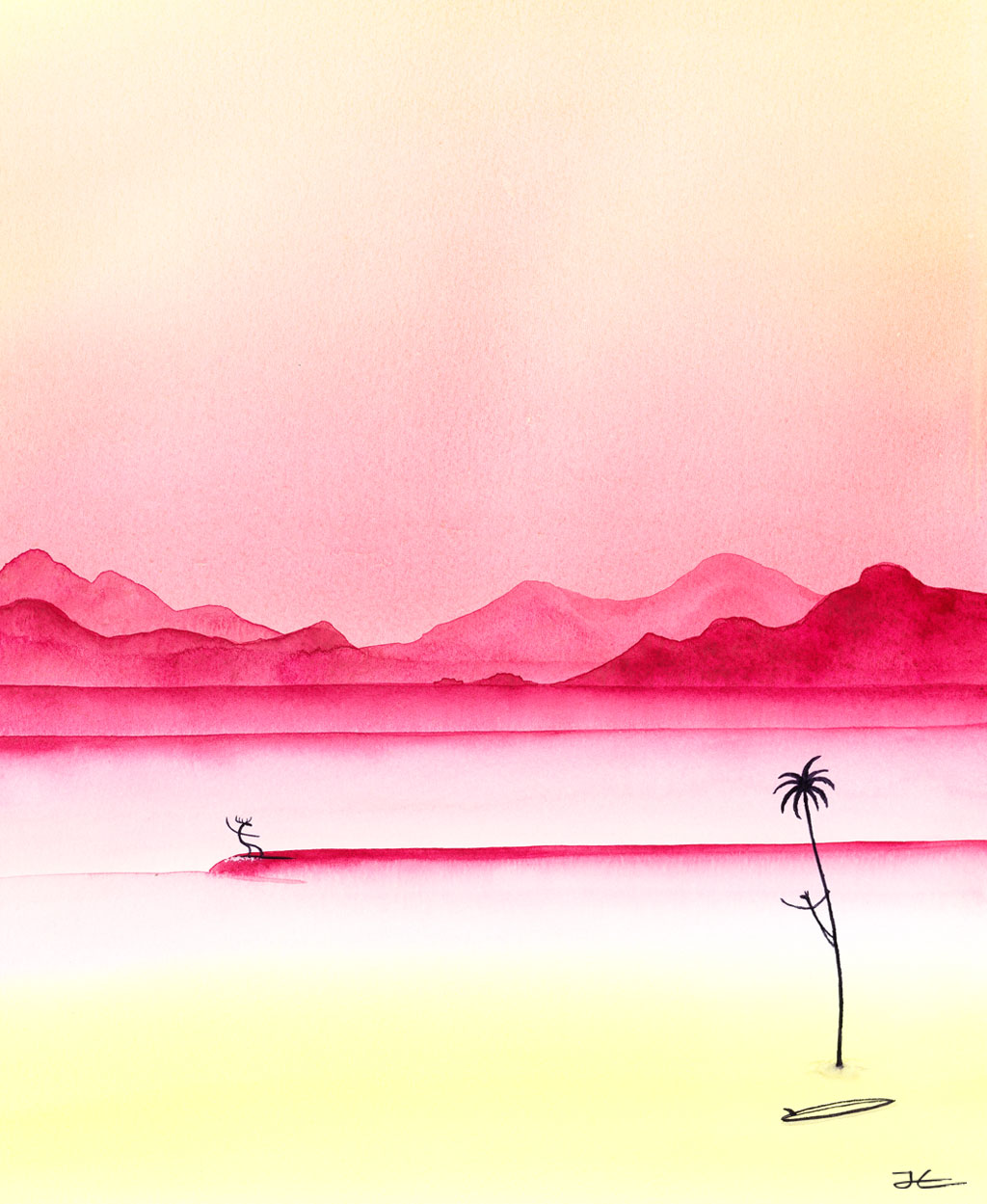 Palm Tree - Print/ Framed Print