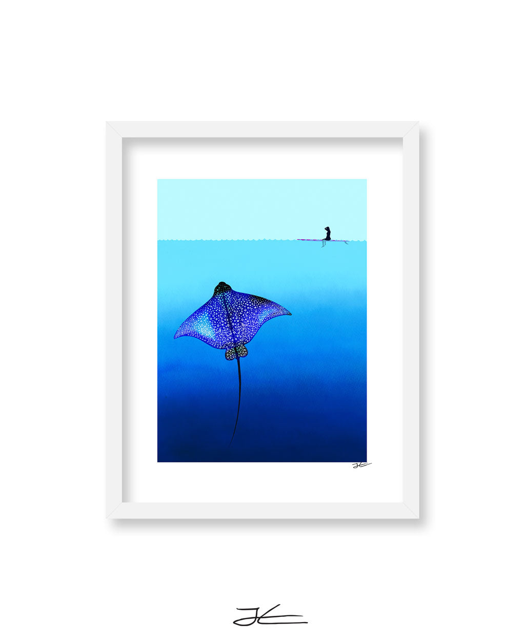 Refraction Eagle Ray - Print/ Framed Print