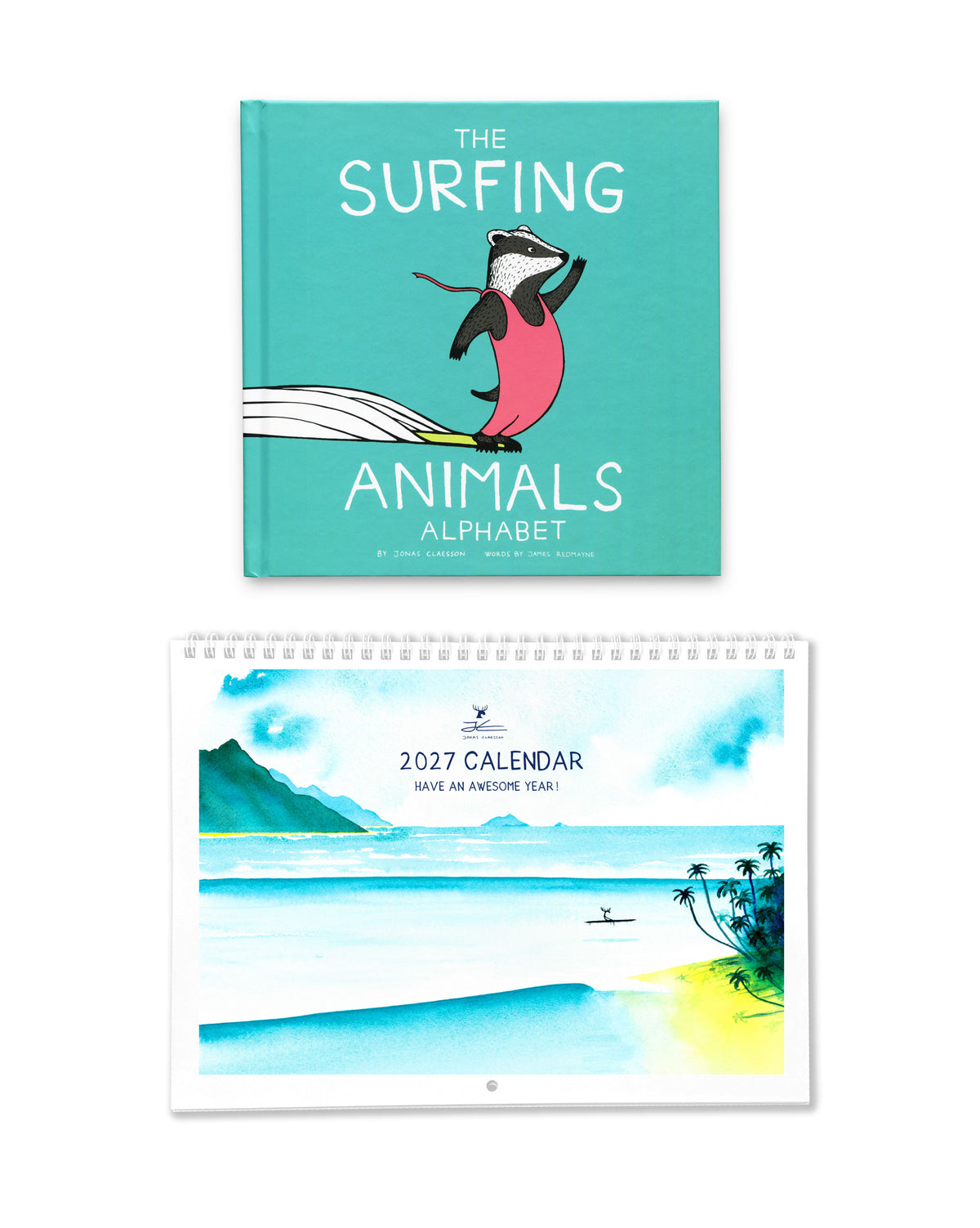 The Surfing Animals ABC book & 2027 Calendar Bundle