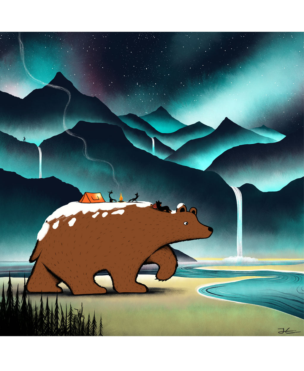 Towards The Sea - Print/ Framed Print