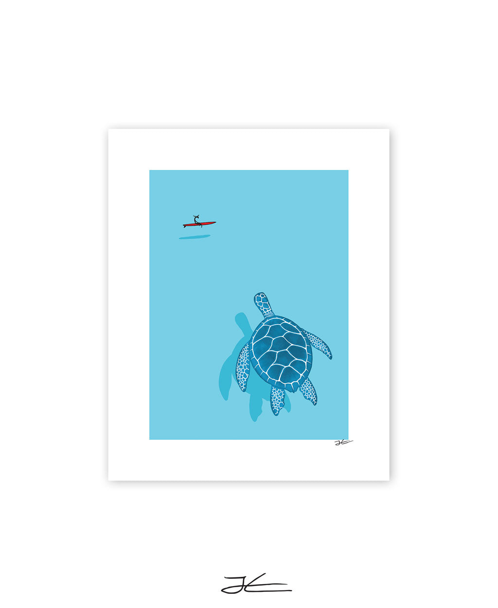 Turtle Lineup - Print/ Framed Print