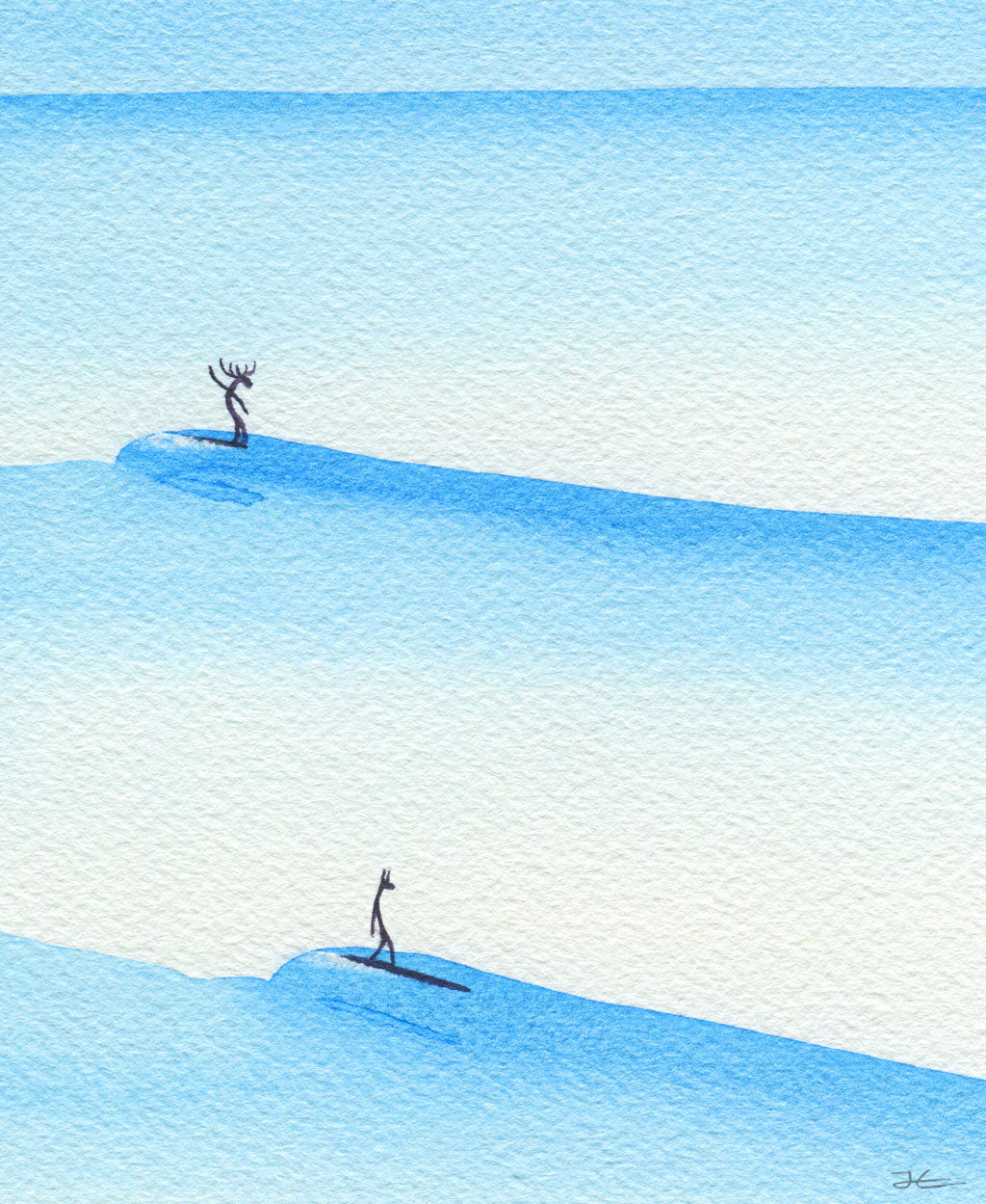 Two Friends - Print/ Framed Print