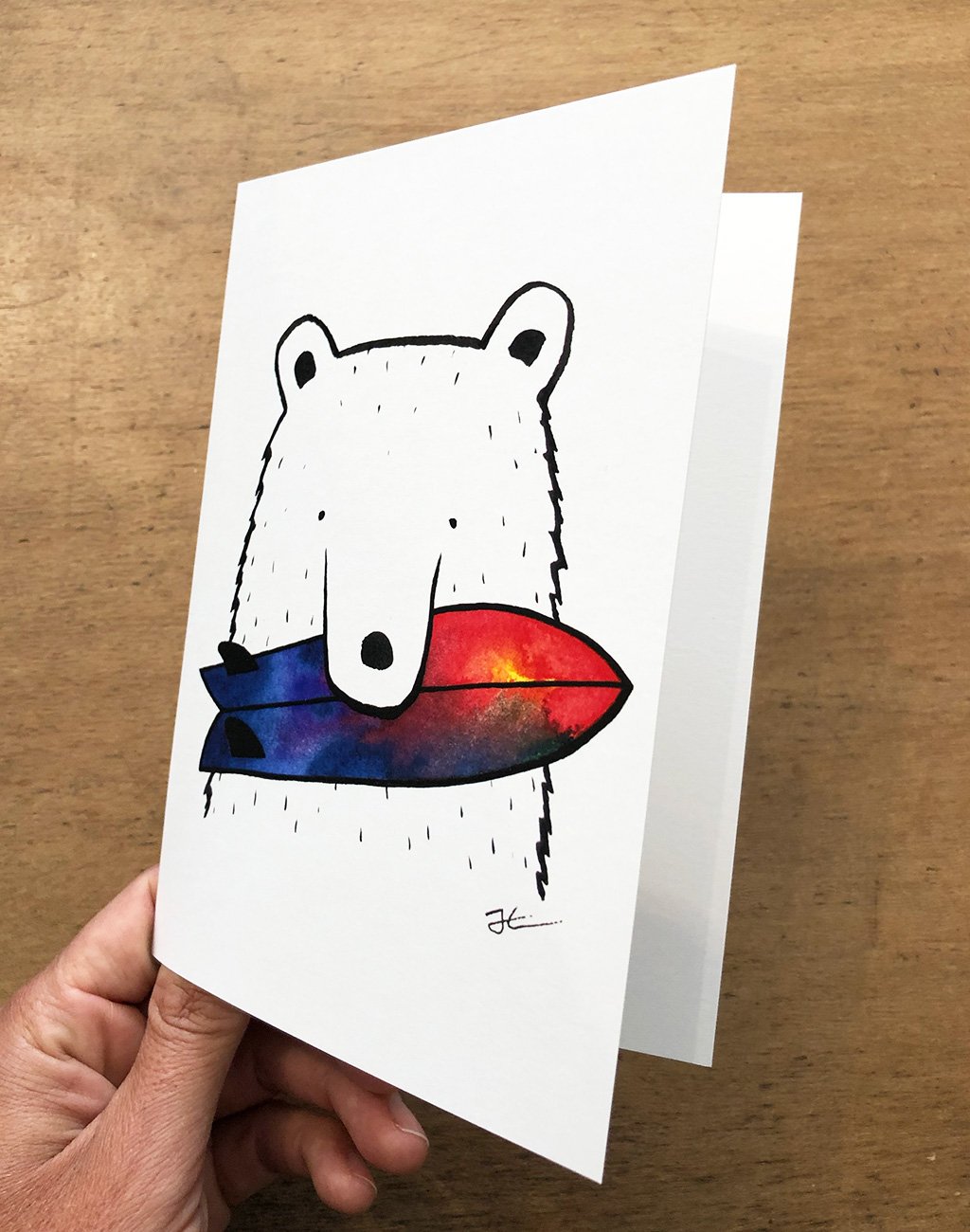 Bear Snack Folded Card Pack