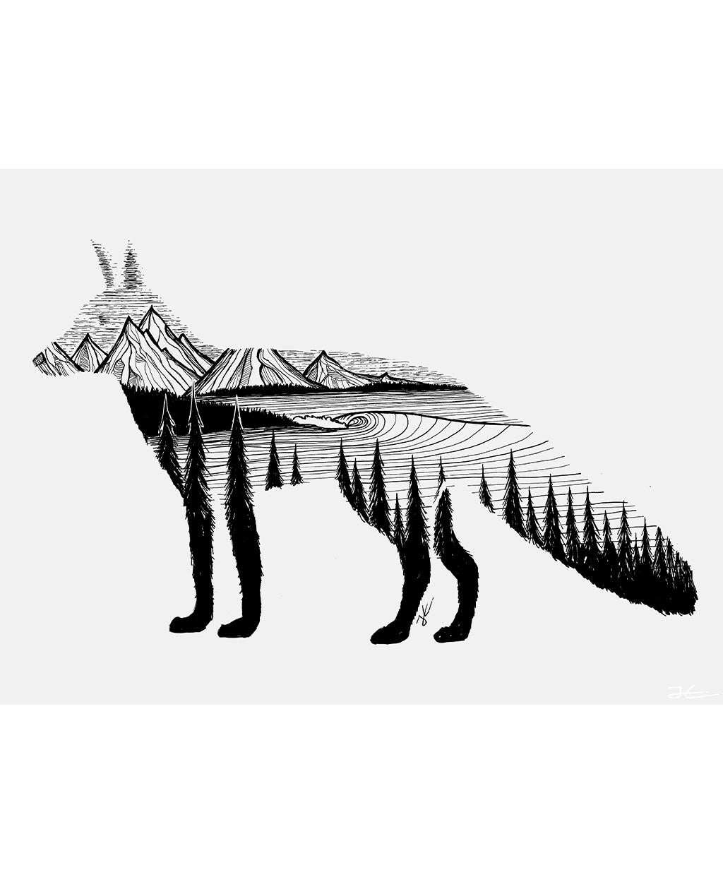 Fox Dreams - Print/ Framed Print