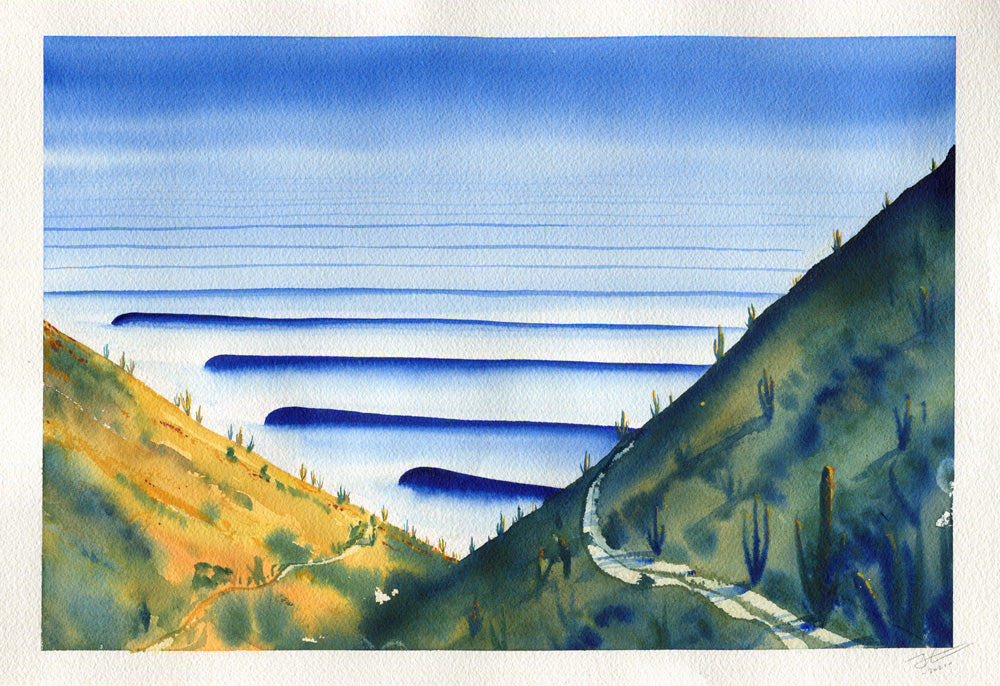 Further South. Original signed illustration - SOLD OUT