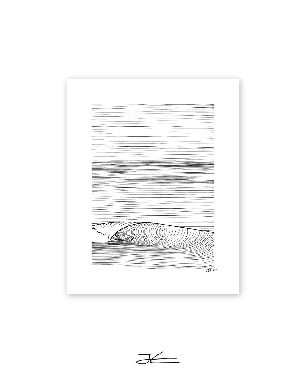 Groundswell Black &amp; White - Print/ Framed Print