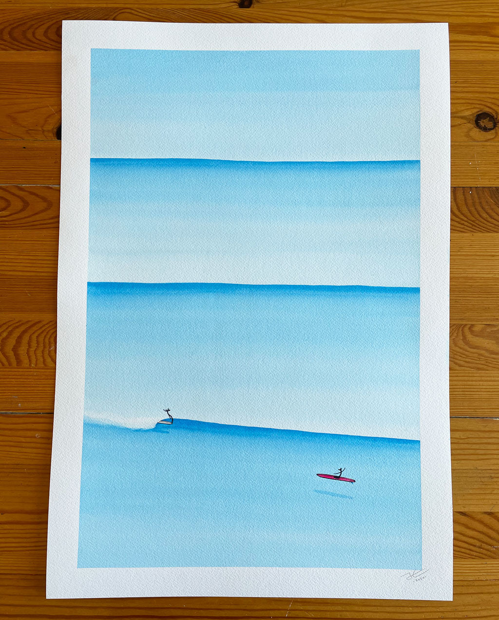 Hang Hoove. Original signed illustration