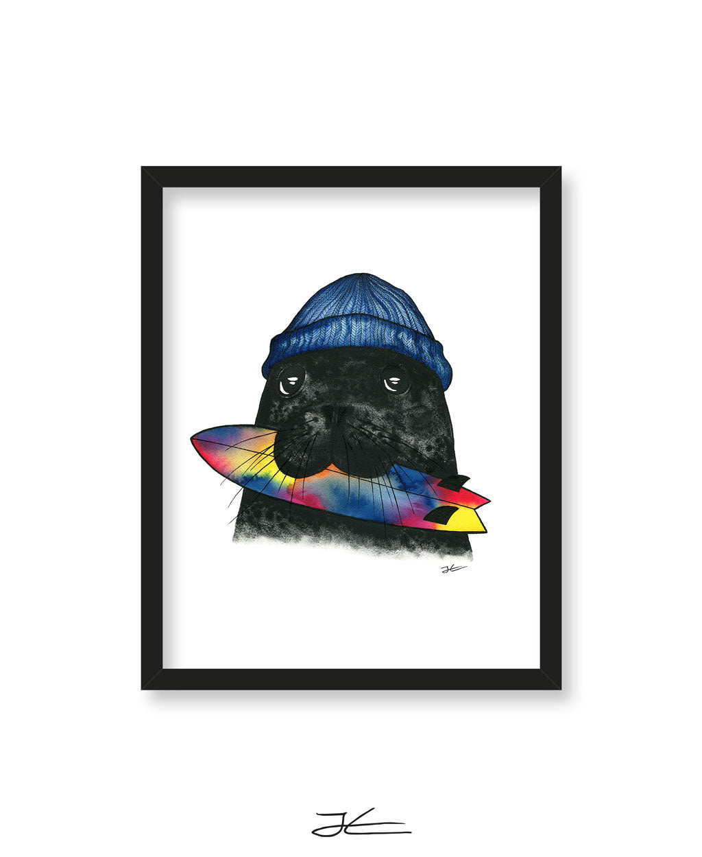 Hungry Seal - Print/ Framed Print