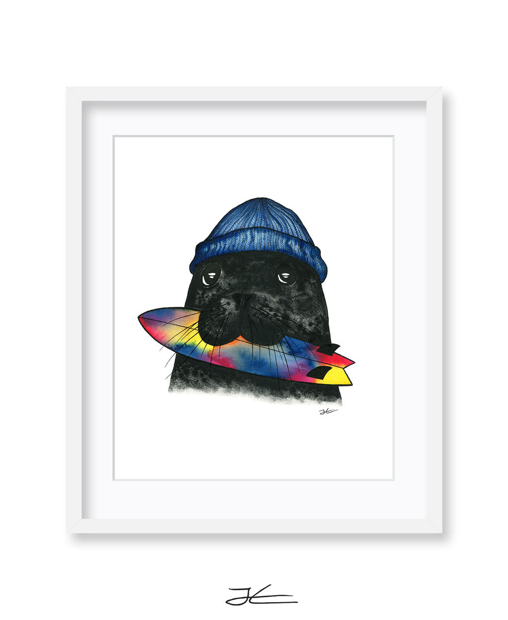 Hungry Seal - Print/ Framed Print