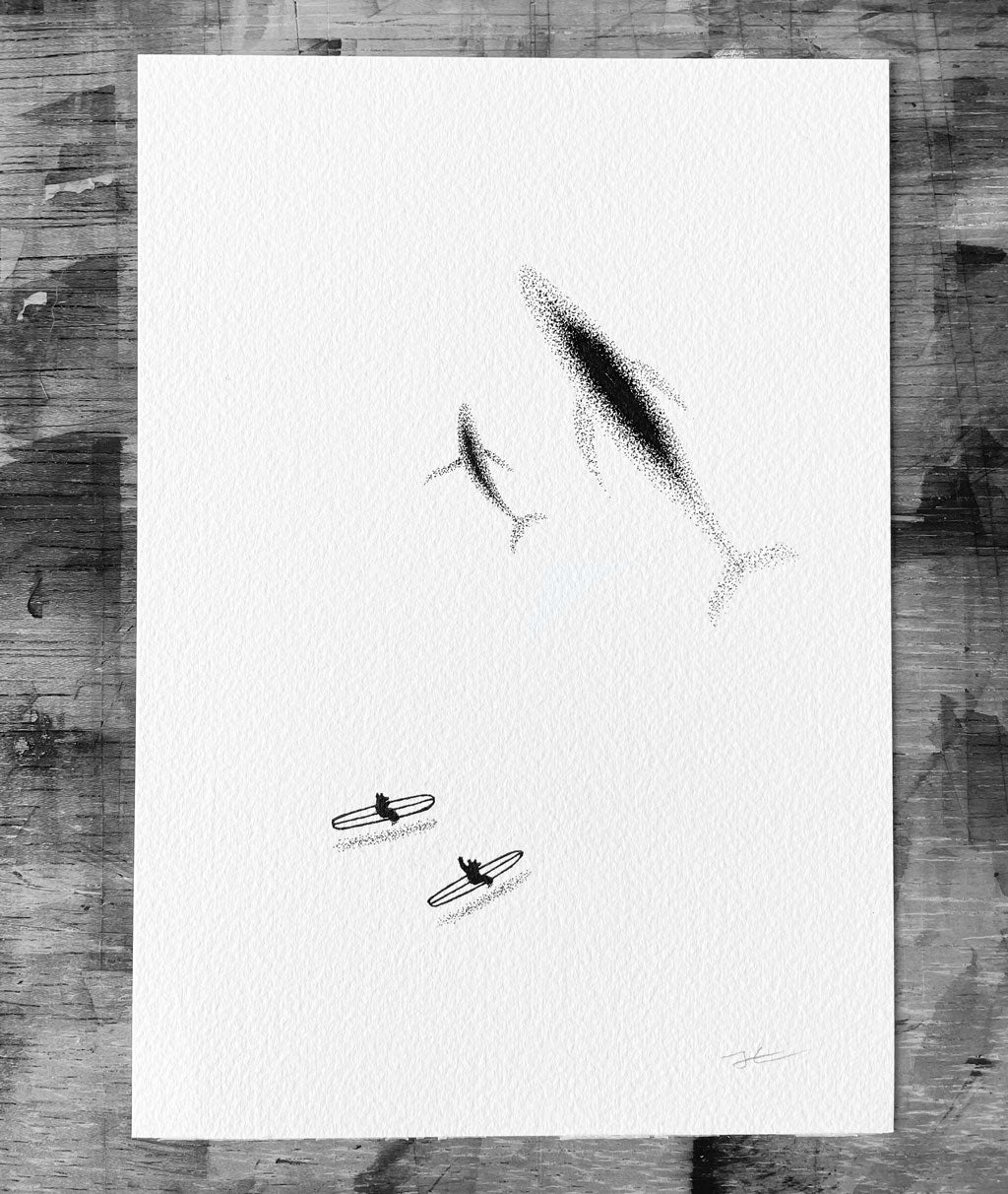 In The Moment. Original illustration - SOLD OUT