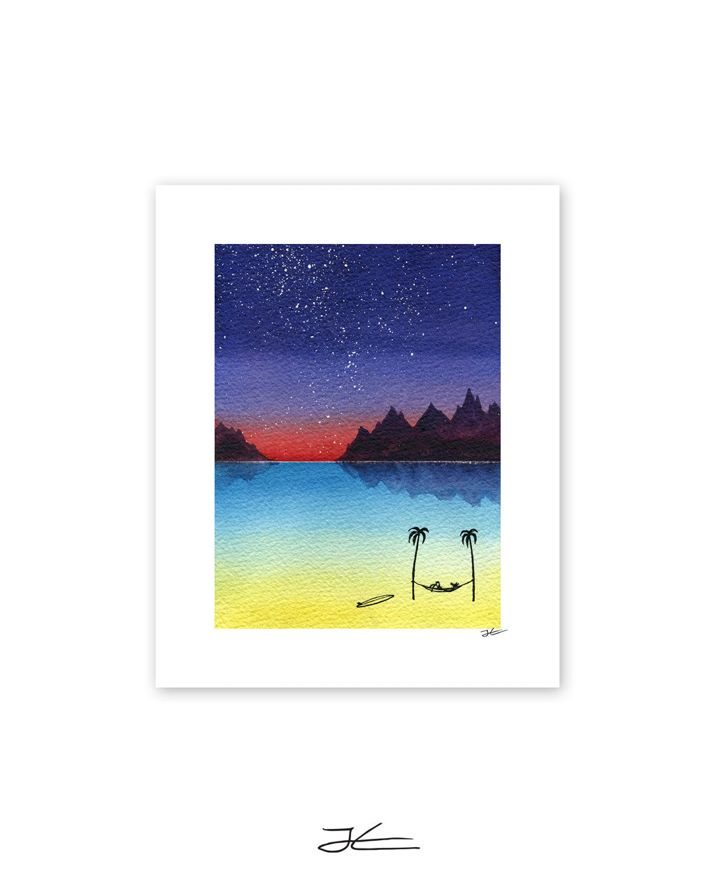 JONAS CLAESSON ジョナスクレアッソン　アイランドタイム Island-Time-8x10-Art-Print-