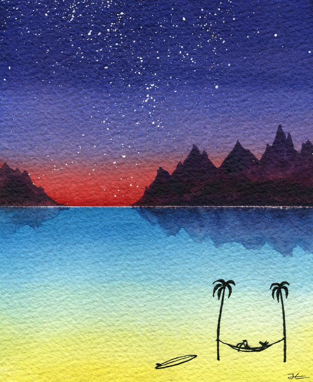 Island Time Art Print - Jonas Claesson – Jonas Claesson Shop