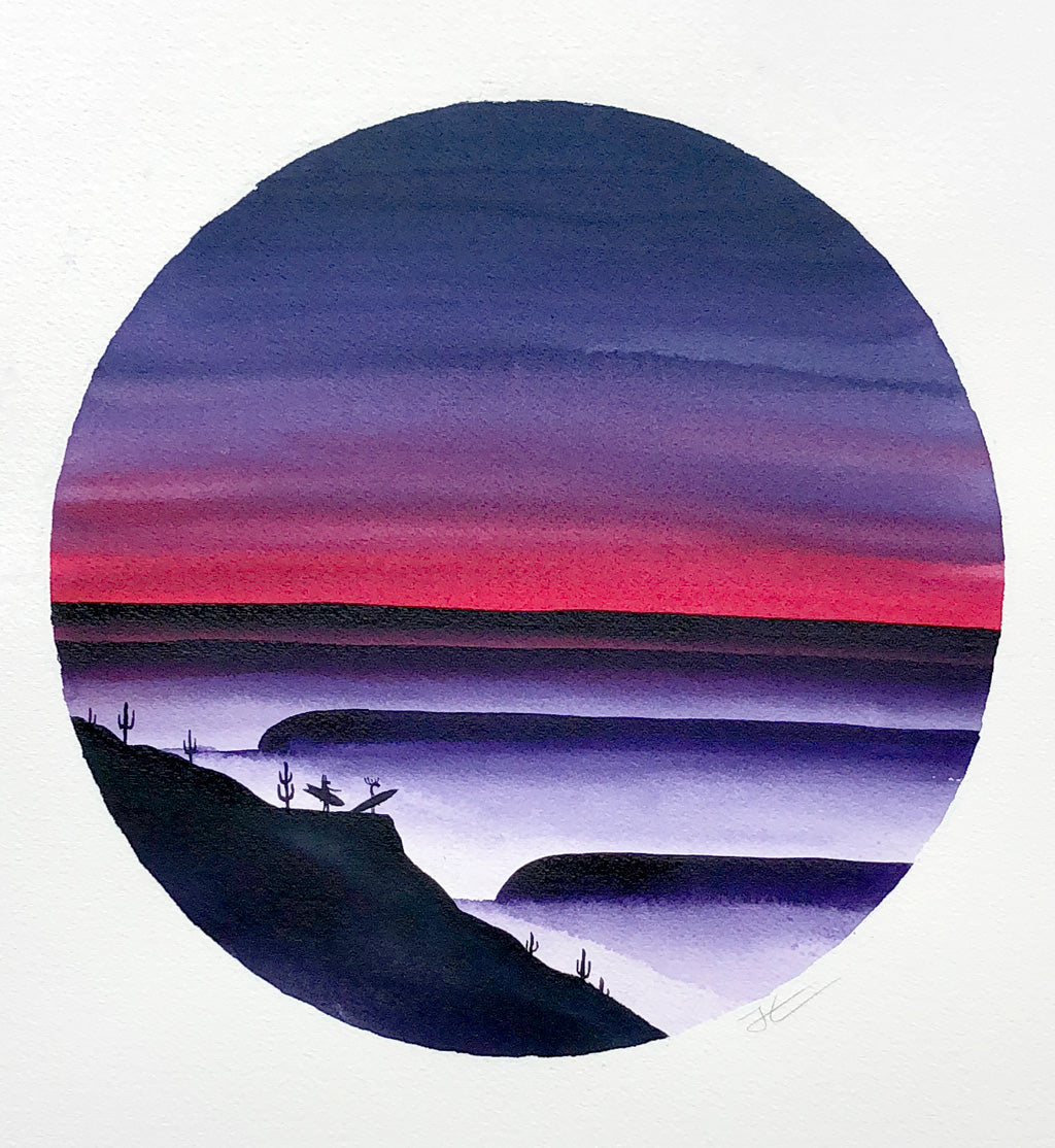 Last Set. Original signed illustration - SOLD OUT