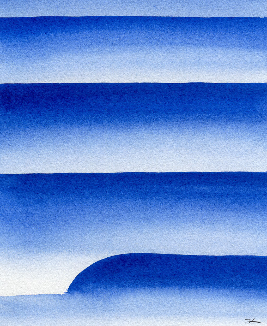 Left /Blue - 1 - Print/ Framed Print