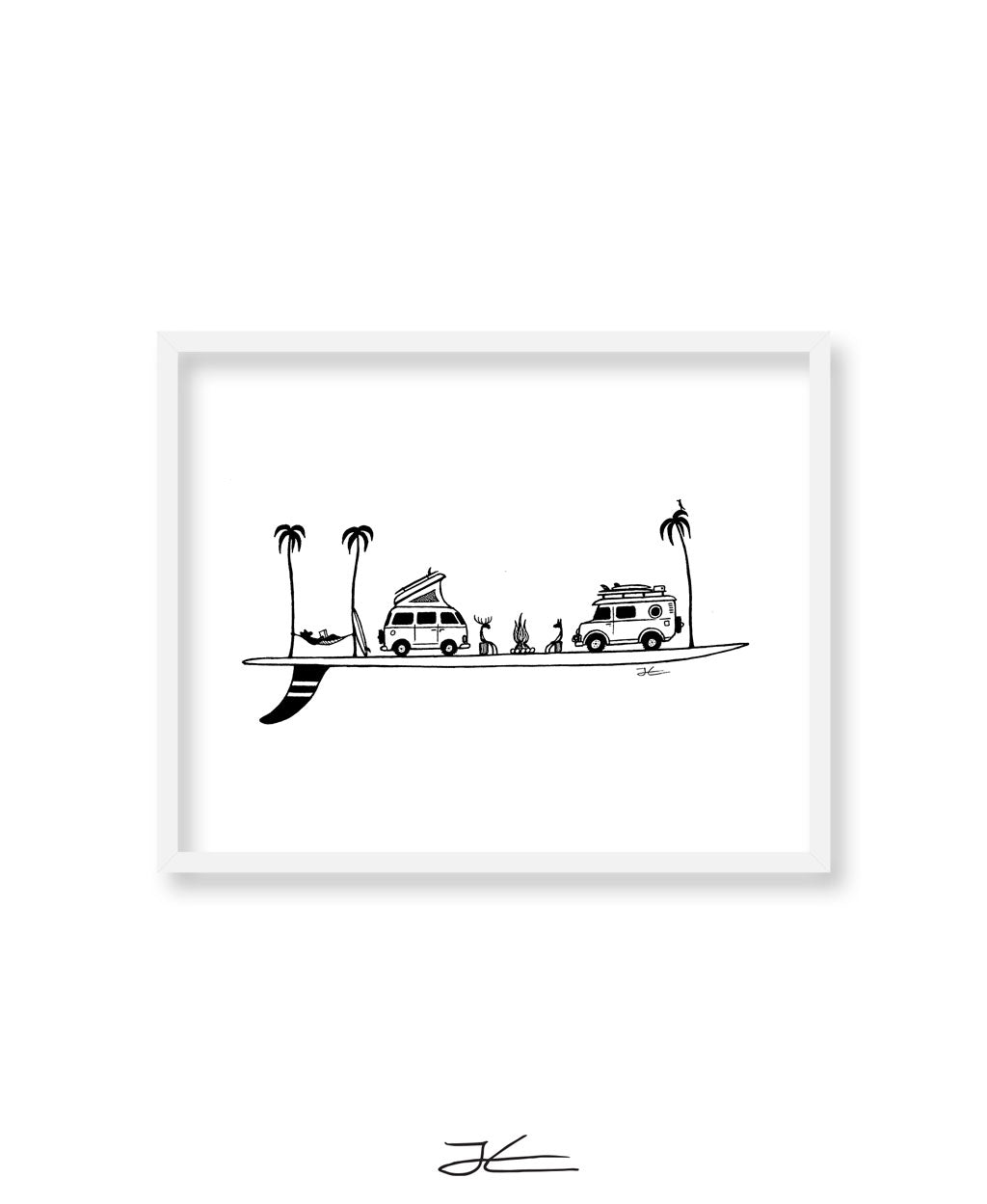 Life on a Single Fin - Print/ Framed Print