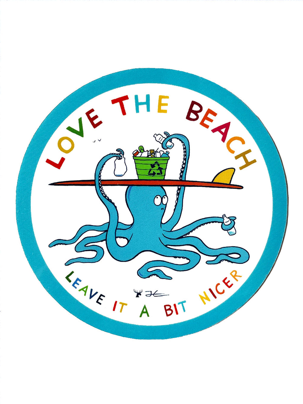 Love The Beach Sticker (3 Stickers)