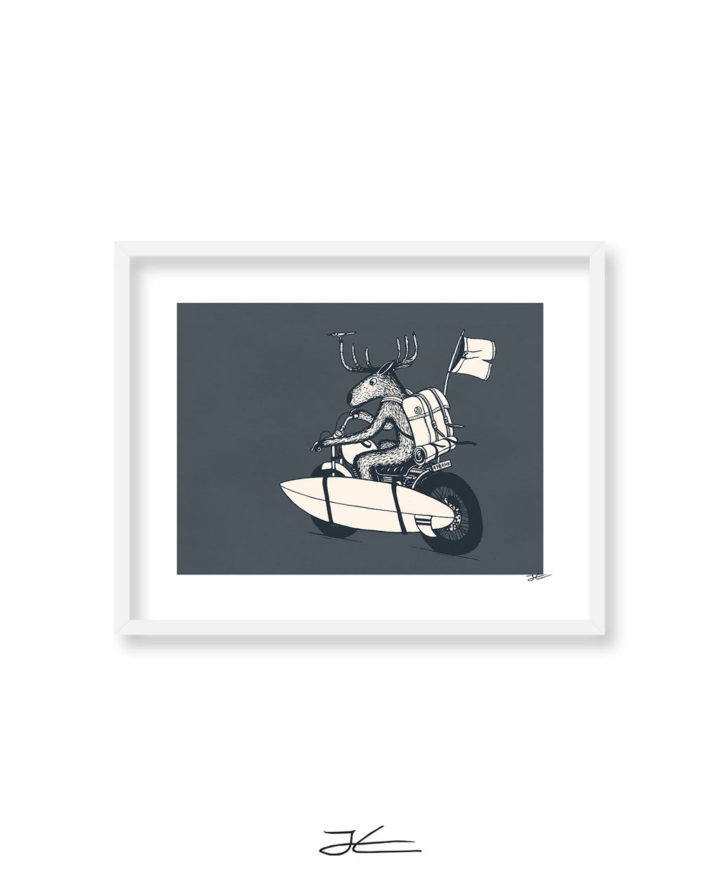 Moose On The Loose - Print/ Framed Print