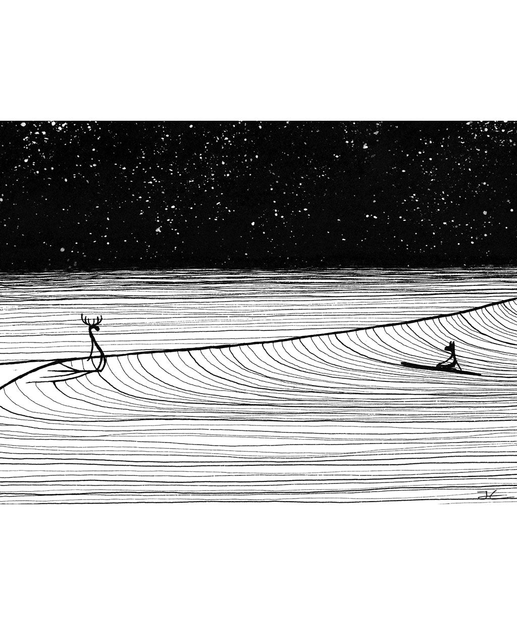 Night Slide - Print/ Framed Print