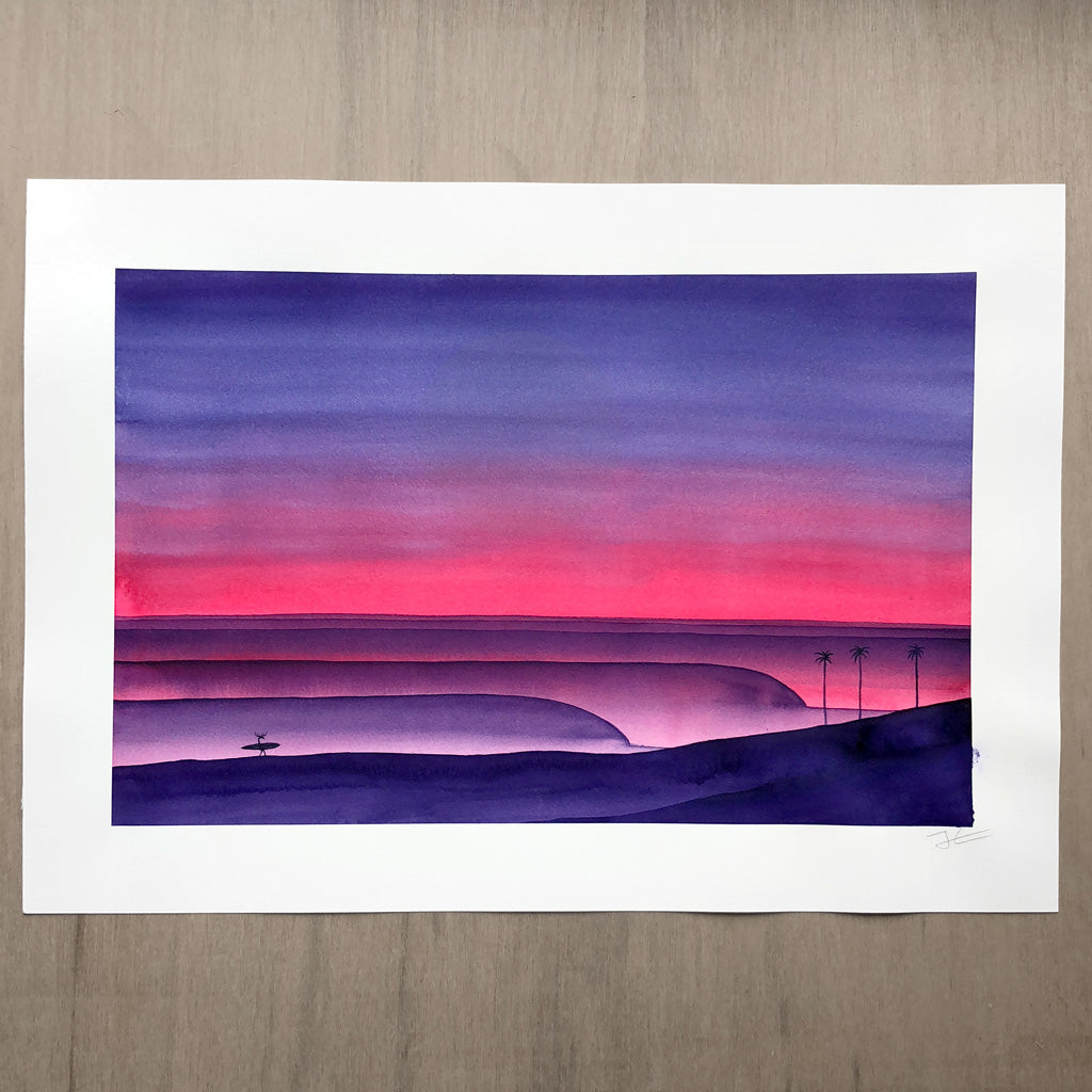 Purple Rights. Original signed illustration - SOLD OUT