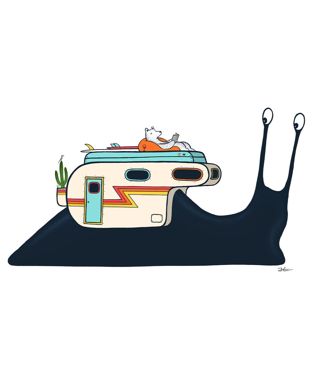 Snail Rig - Print/ Framed Print