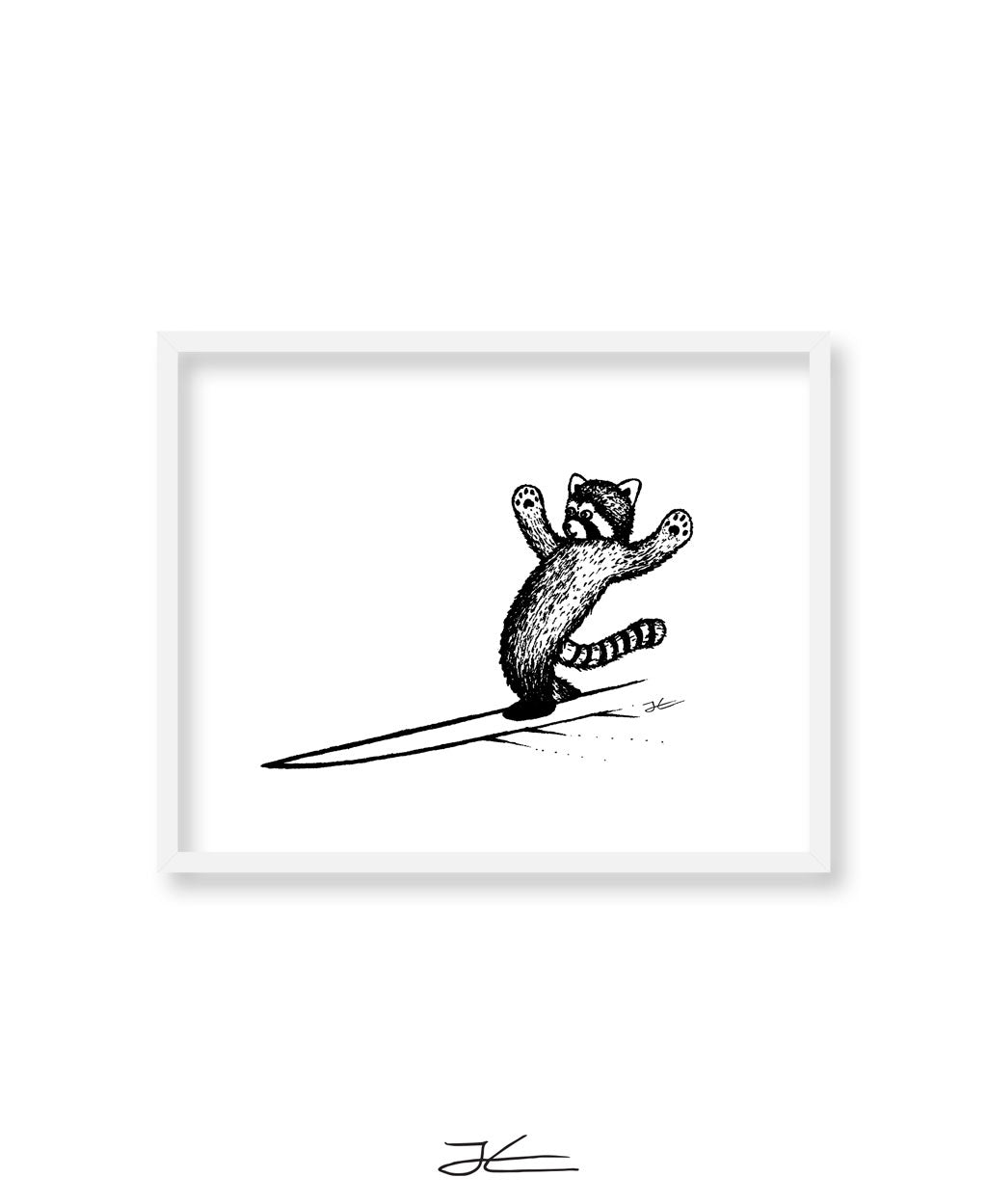 Stoked Red Panda - Print/ Framed Print