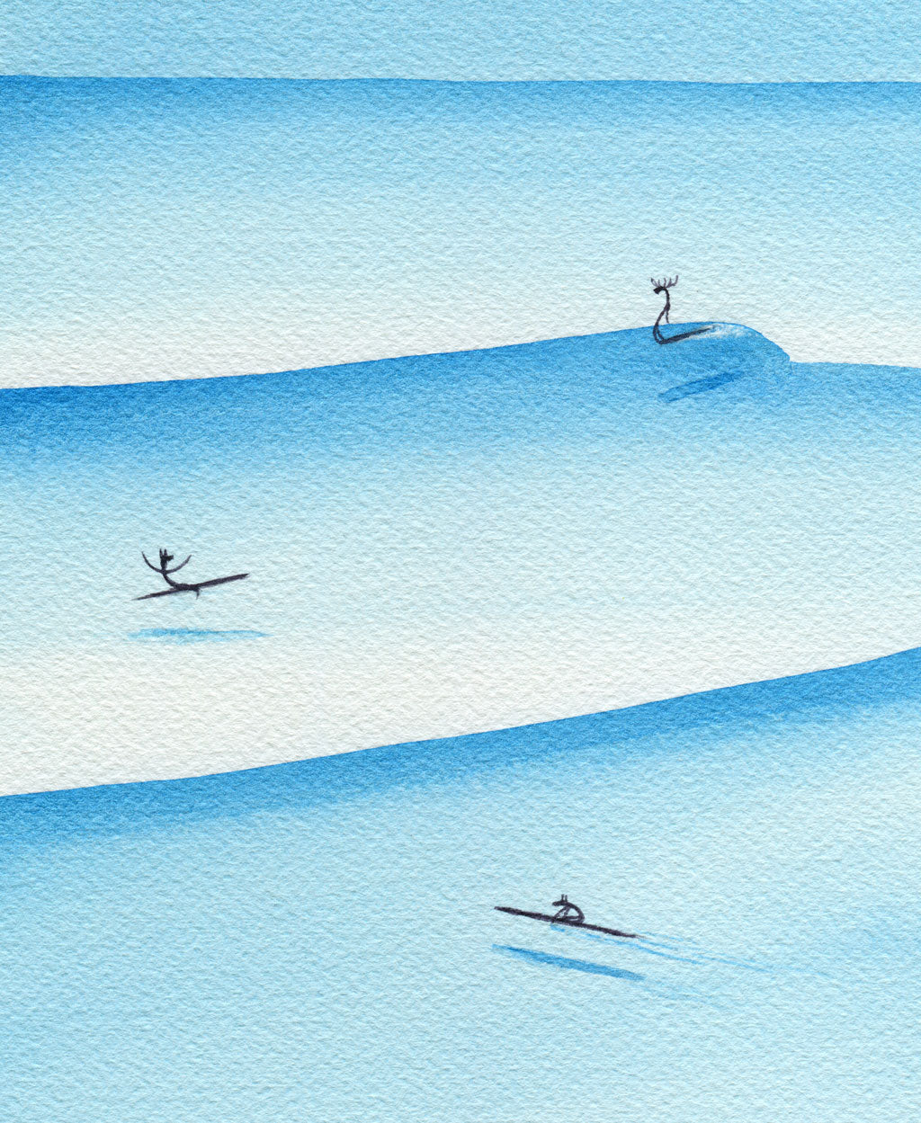 Three Friends - Print/ Framed Print