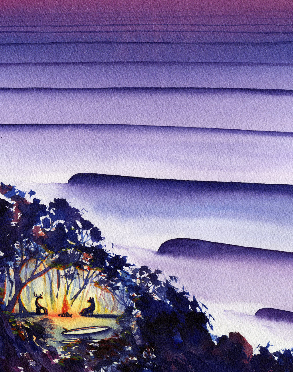 Timing The Left. Original signed illustration - SOLD OUT