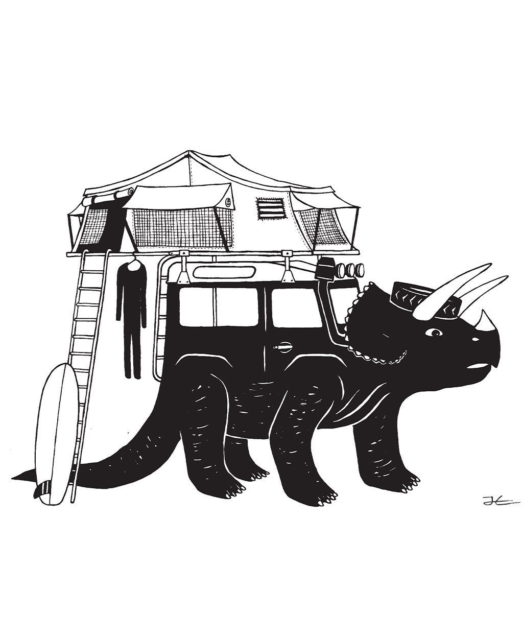 Trifendertops - Print/ Framed Print